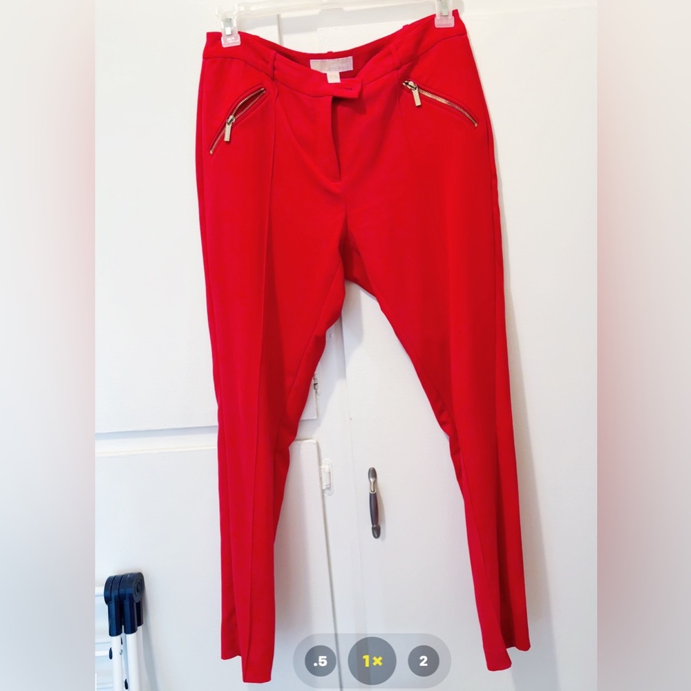 Michael Kors Red Women Pants